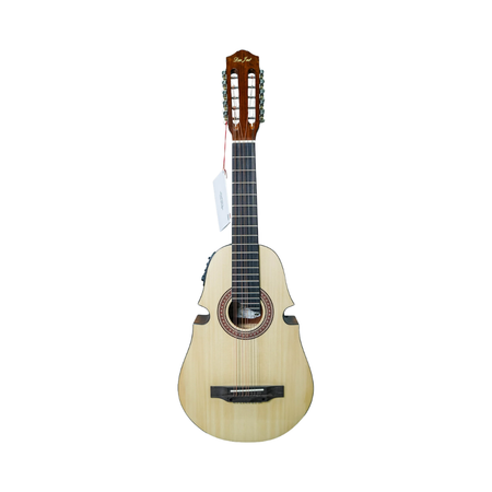 Don Jose Cuatro Puertorriqueño Amplificado con Gig Bag - Natural