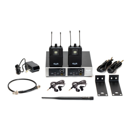 CAD GXLIEM2 Dual Wireless In-Ear Monitor System