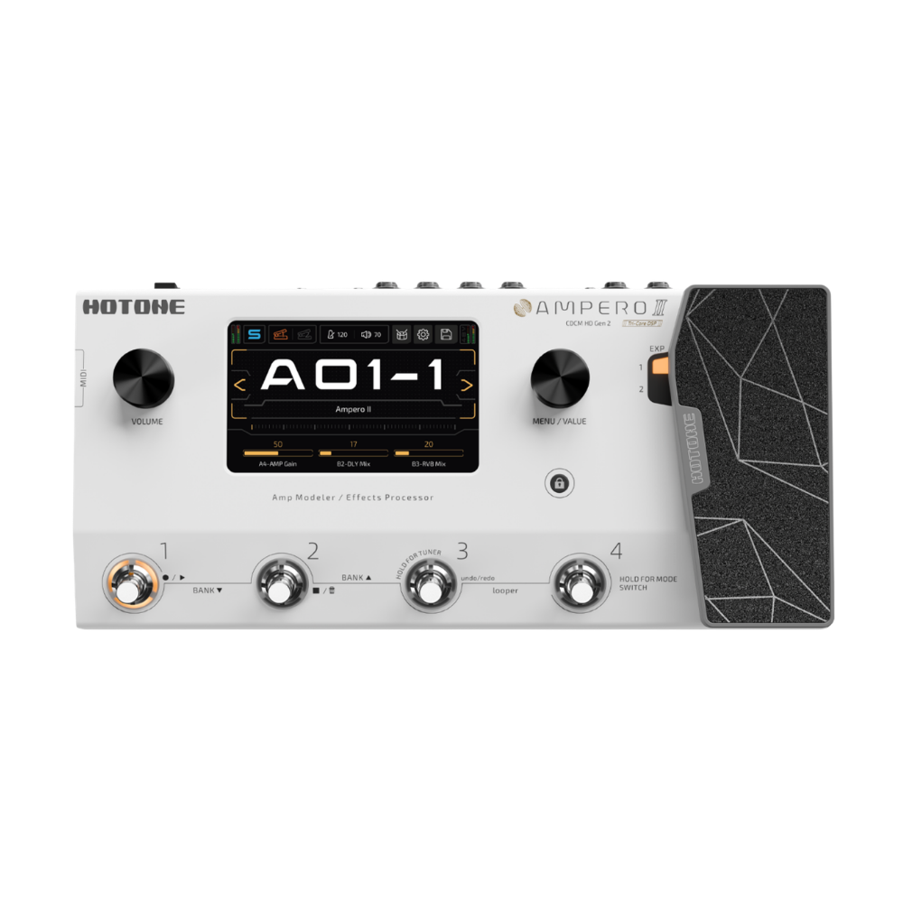 Hotone Ampero II Amp Modeler and Effects Processor Pedal