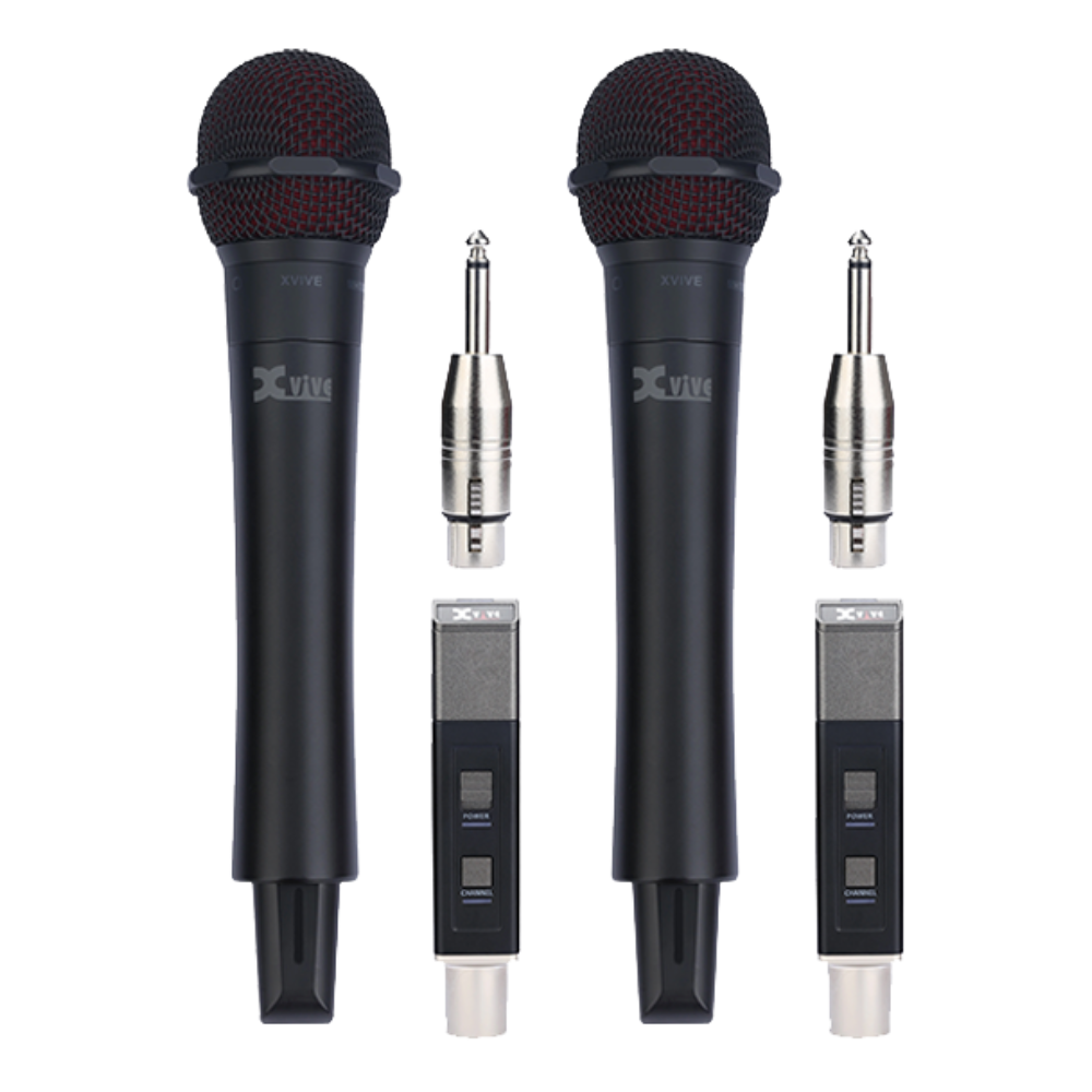 Xvive M5D Dual Wireless Microphone System - 5.8GHz
