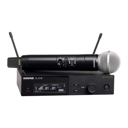 Shure SLXD24/SM58 Digital Wireless Handheld Microphone System - G58 Band