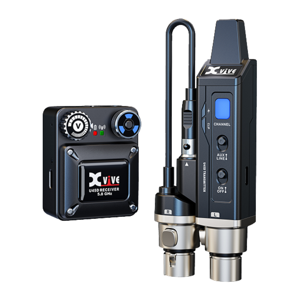 Xvive U45D Stereo Wireless In-ear Monitoring System - 5.8GHz
