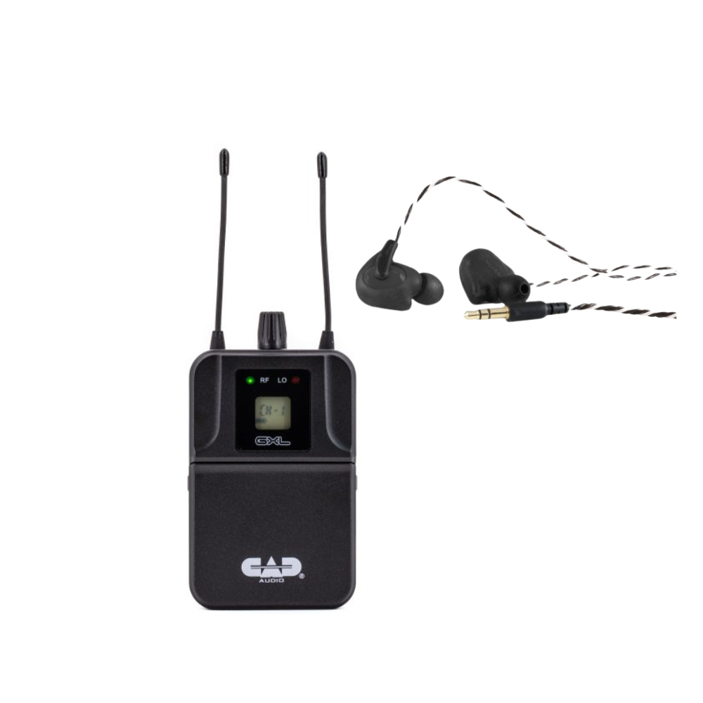 CAD GXLIEMBP Bodypack Receiver with MEB1 Earbuds
