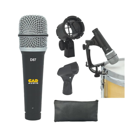 CAD D87 Supercardioid Dynamic Instrument Microphone