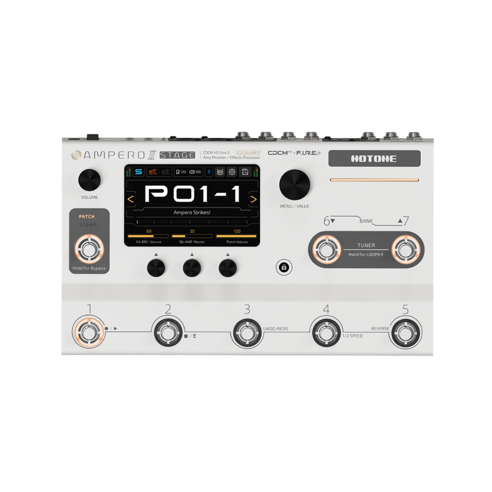 Hotone Ampero II Stage Amp Modeler and Effects Processor Pedal