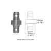 ProX XT-SPMM20 Spacer 20mm Male Coupler