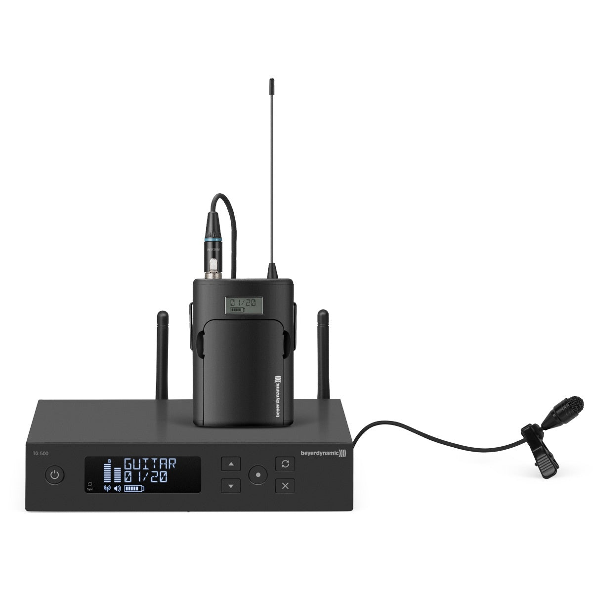 Beyerdynamic TG 558 Wireless Condenser Lavalier Microphone Package