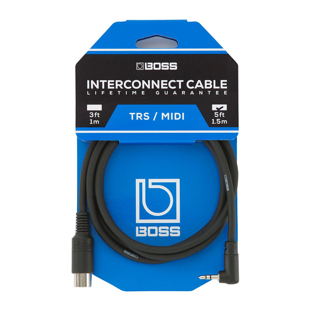 Boss BMIDI-5-35 - Type A MIDI to 3.5mm TRS Cable - 5 foot