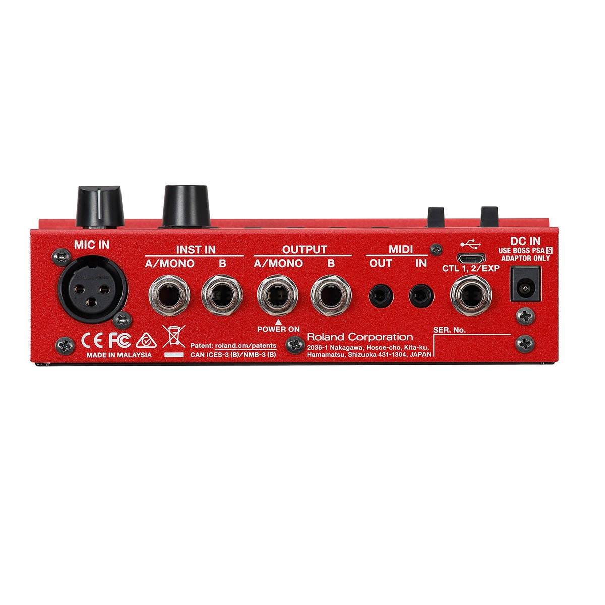 Boss RC-500 Loop Station Compact Phrase Recorder Pedal