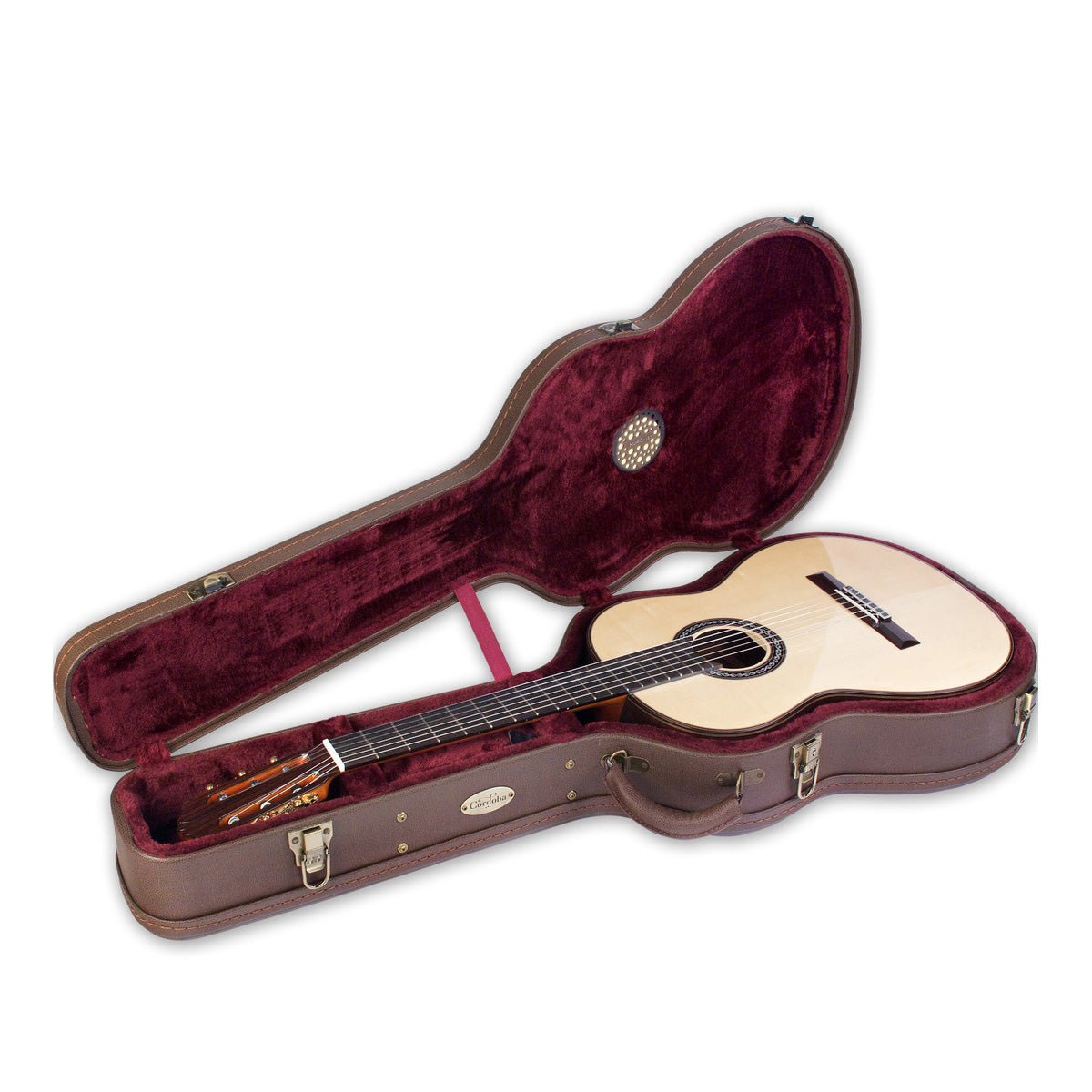 Cordoba Humidified Archtop Wood Case for Classical/Flamenco Guitar (Full Size)