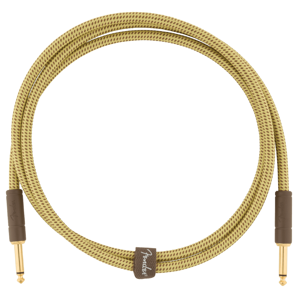 Fender  Deluxe Series Instruments Cable, Straight/Straight, 5', Tweed