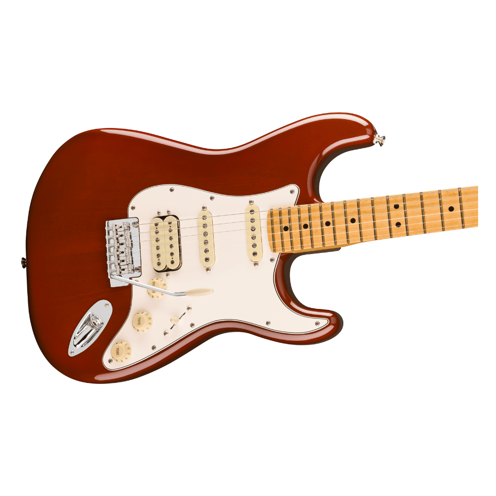 Fender Player II Stratocaster HSS Electric Guitar - Transparent Mocha Burst with Maple Fingerboard
