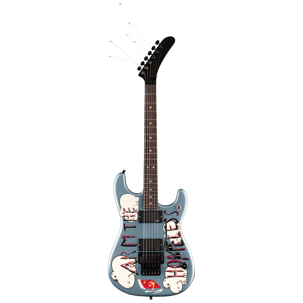 Fender Tom Morello's "Arm The Homeless" Electric Guitar - Blue Ice Metallic
