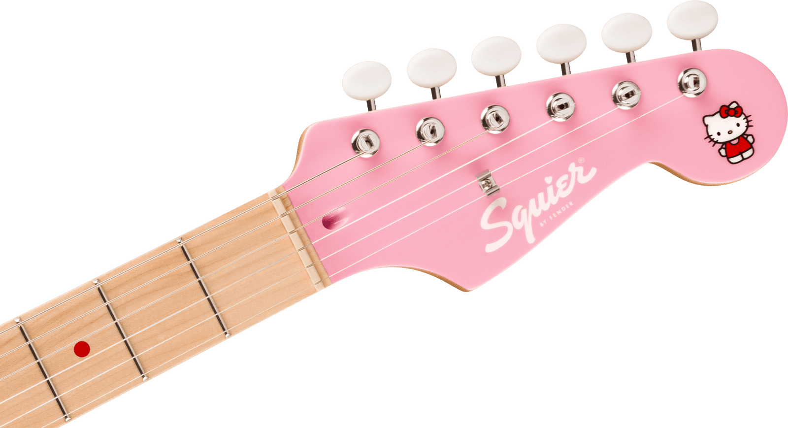 Fender x Hello Kitty Pink Stratocaster with Gig Bag