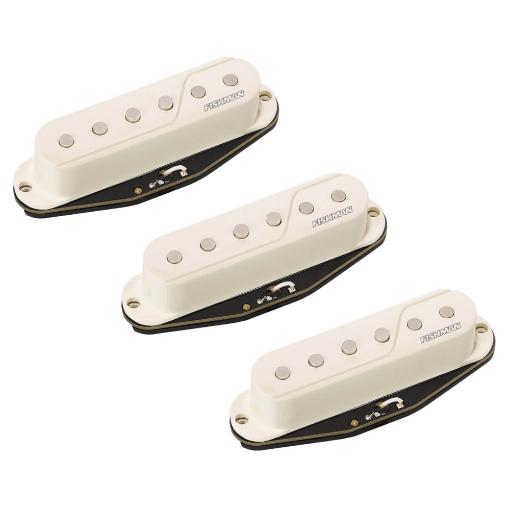 Fishman Fluence Single-Width Pickup for Strat (Set of 3) - White