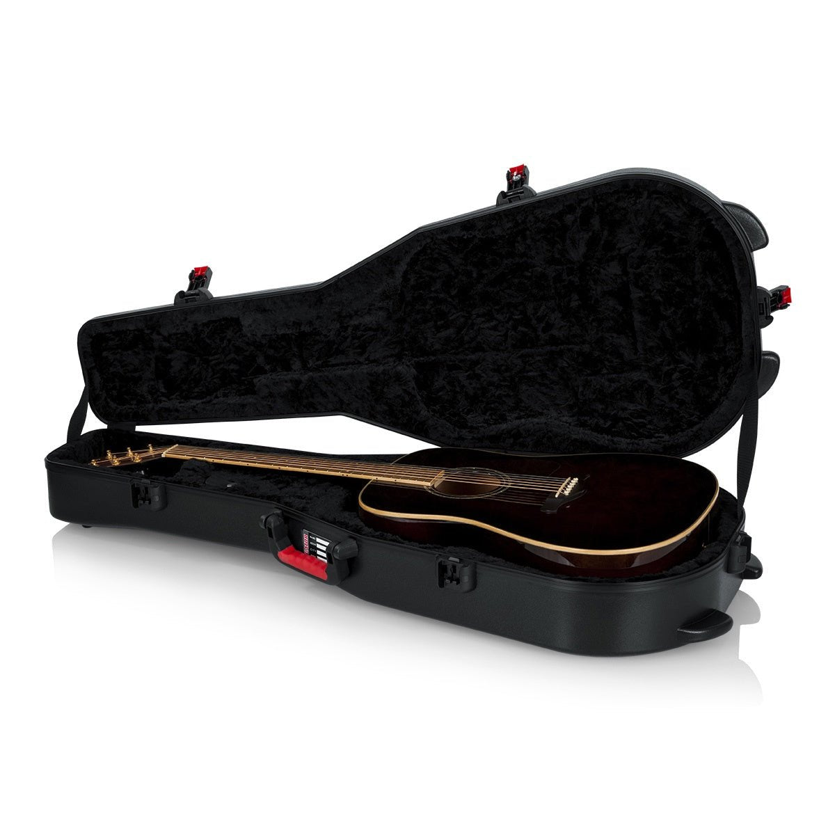 Gator ATA Molded Guitar Case - w/TSA latches for Acoustic Guitars