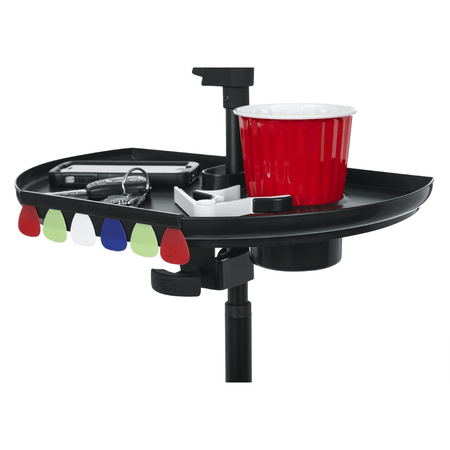 Gator Frameworks GFW-MICACCTRAYXL Extra Large Mic Stand Accessory Tray with Pick Holder
