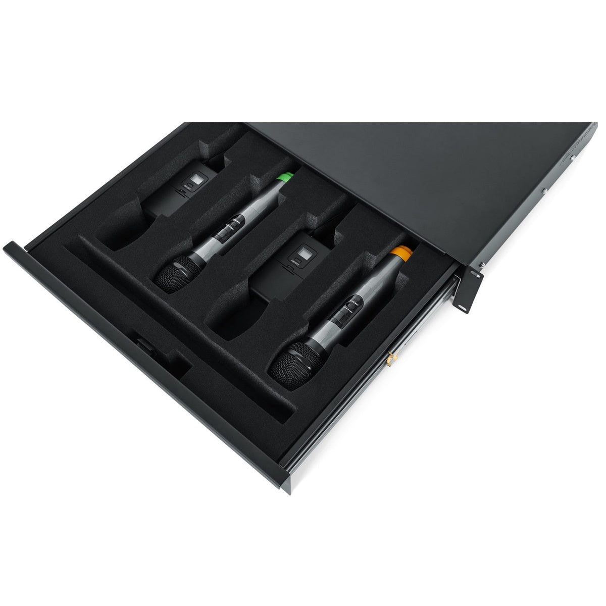 Gator GRW-DRWWRLSS 2U Rack Drawer for Wireless Microphones
