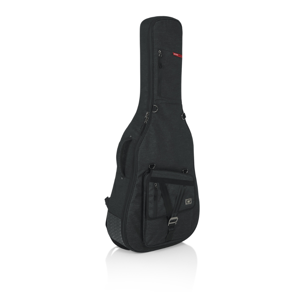 Gator Transit Series Gig Bag for Jumbo Acoustic Guitar - Charcoal