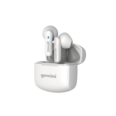 Gemini GEBX-100 In-Ear True Wireless Earbuds with Bluetooth 5.4 - White