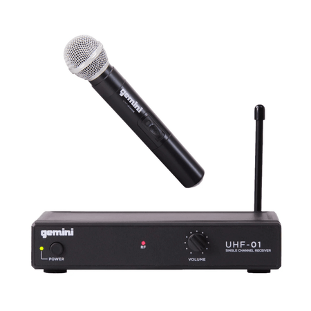 Gemini UHF-01M Wireless Handheld Microphone System F2