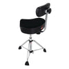 Gibraltar 9808HMB 16-inch Hydraulic Saddle Drum Throne with Backrest