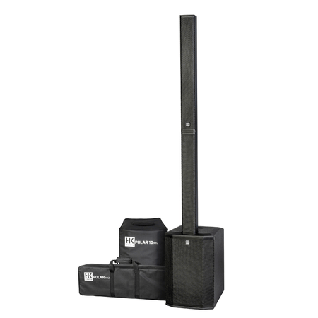HK AUDIO Polar 10 MK2 2000W Powered Column PA with 10" Sub - Black