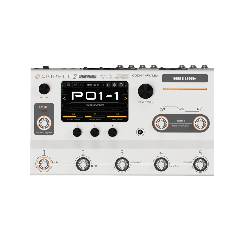 Hotone Ampero II Stage Amp Modeler and Effects Processor Pedal