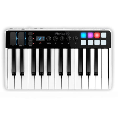 IK Multimedia iRig Keys I/O - Controller/Audio Interface for iPhone, iPad, and Mac/Windows (25-Keys)