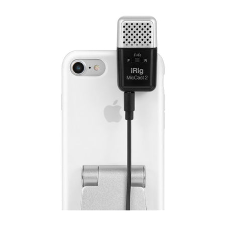 IK Multimedia iRig Mic Cast 2 Multipattern Microphone for Mobile Devices