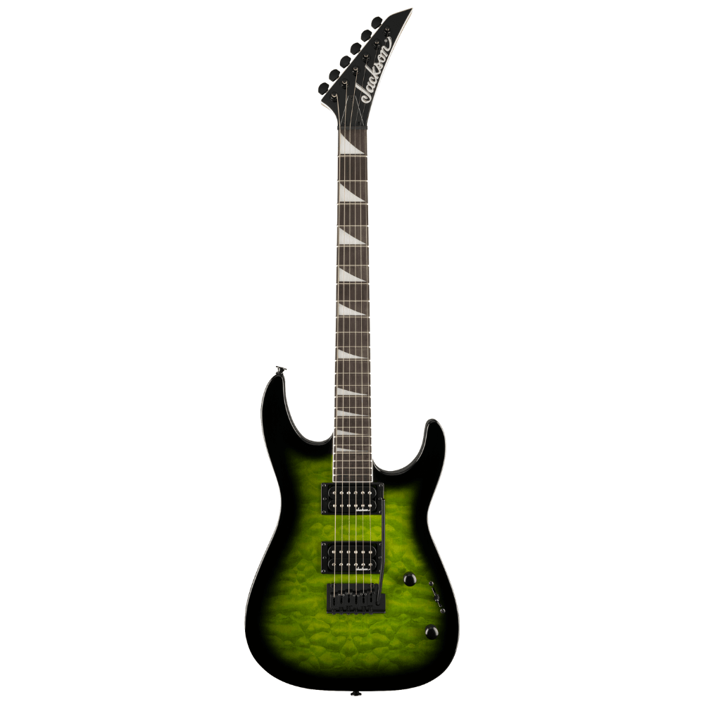 Jackson Dinky JS20 DKQ Electric Guitar - Transparent Green
