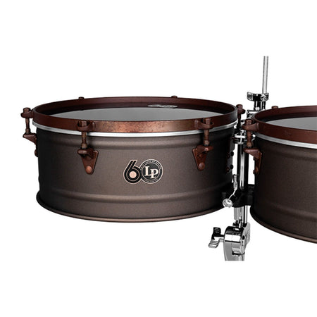 LP Latin Percussion Limited-edition 60th-anniversary Timbales - 6.5-inch x 14-/15-inch, Antique Bronze
