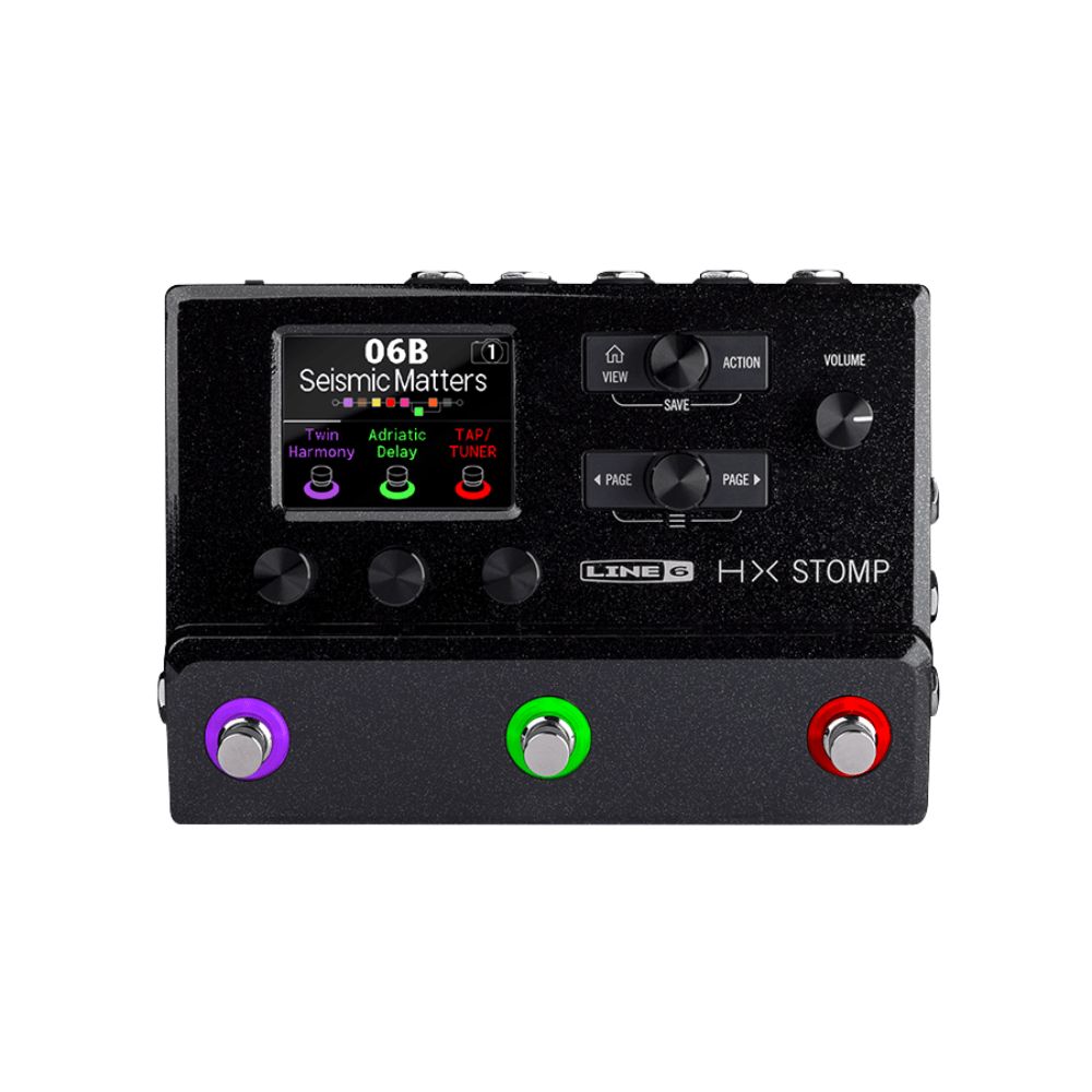 Line 6 HX Stomp Guitar Multi-effects Floor Processor - Black