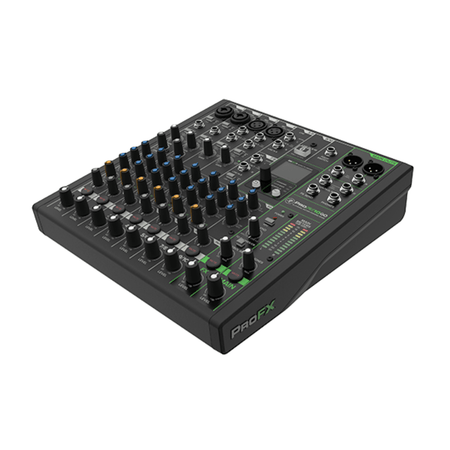 Mackie ProFX10 Go Battery-powered 10-channel Mixer with USB and Enhanced Effects