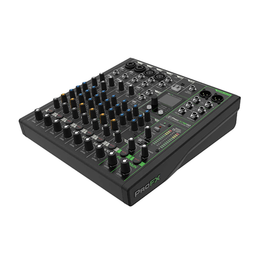 Mackie ProFX10 Go Battery-powered 10-channel Mixer with USB and Enhanced Effects