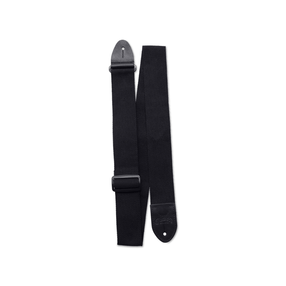 Martin Cotton Weave Pickholder Guitar Strap - Black