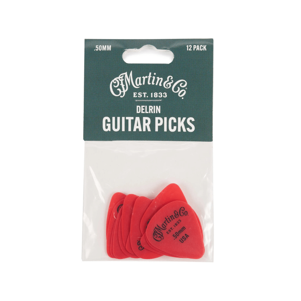Martin Delrin Picks .050mm - 12 pack