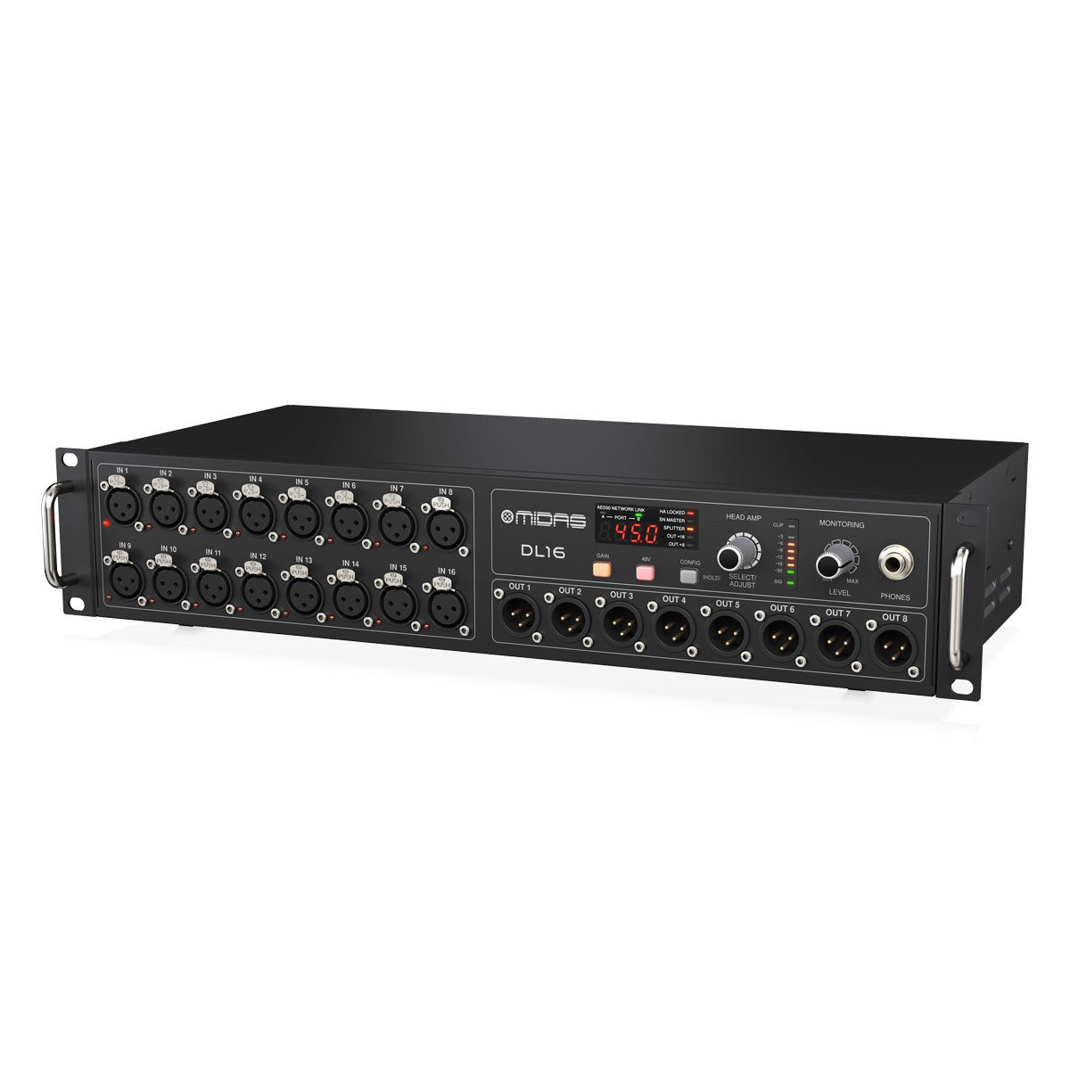 Midas DL16 16-Input 8 output Digital Stage Box