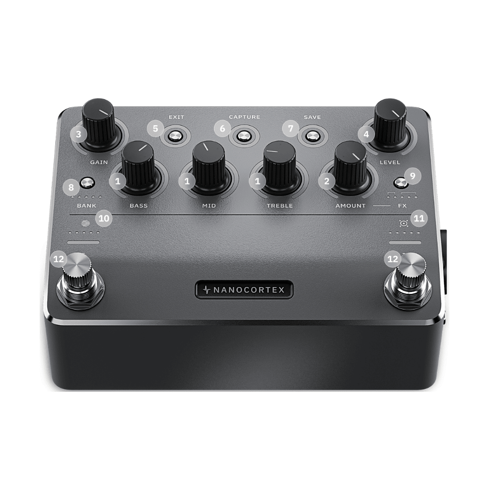 Neural DSP Nano Cortex Compact Digital Effects Processor with Neural Capture Technology