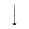 On-Stage MS7201B Round Base Microphone Stand (Black)