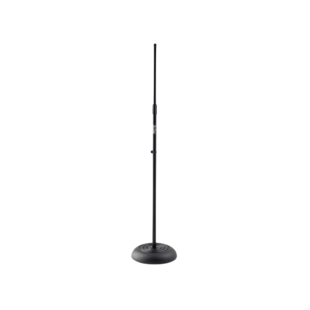 On-Stage MS7201B Round Base Microphone Stand (Black)