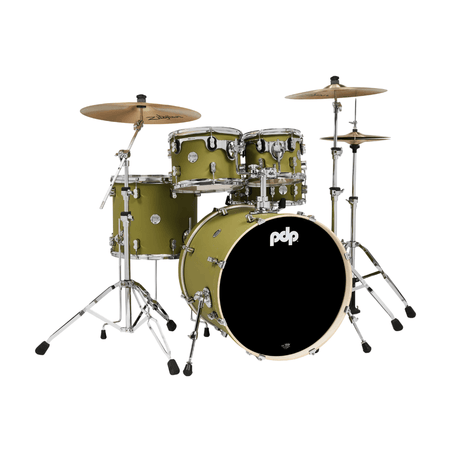 PDP Concept Maple 5-piece Shell Pack - Satin Olive
