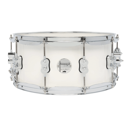 PDP Concept Maple 6.5" x 14" Snare Drum - Pearlescent White Lacquer