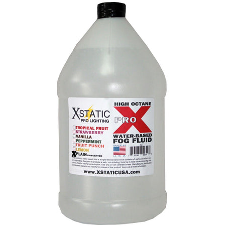 ProX Plain High Density DJ Fog Fluid Water Based Fog Machine Liquid Replacement – 1 Gallon