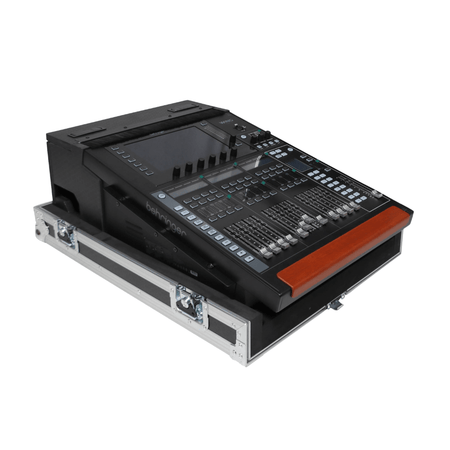 ProX ATA Digital Audio Mixer Flight Case for Behringer WING Compact Console with Doghouse compartment and Caster wheels