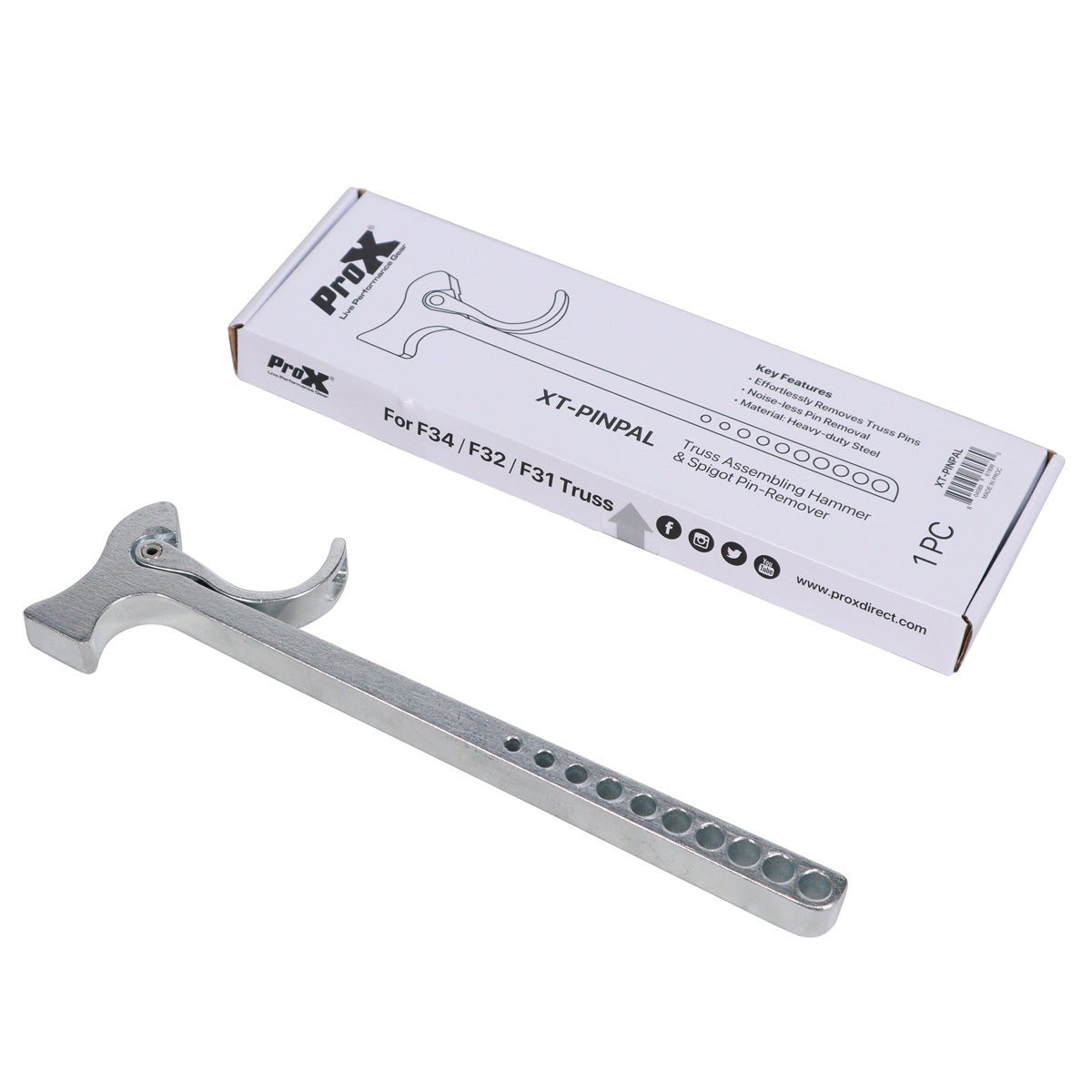 ProX Pin Pal Truss Assembling Hammer with Spigot Pin Remover