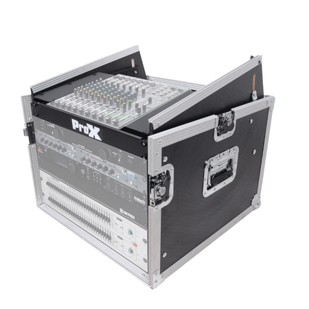 ProX T-8MRSS MK2 8U Rack x 10U Top Mixer DJ Combo Flight Case