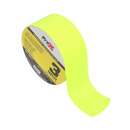ProX XGF-360FLY 3" Commercial Grade Fluorescent Gaffer Tape 180FT 60YD - Yellow