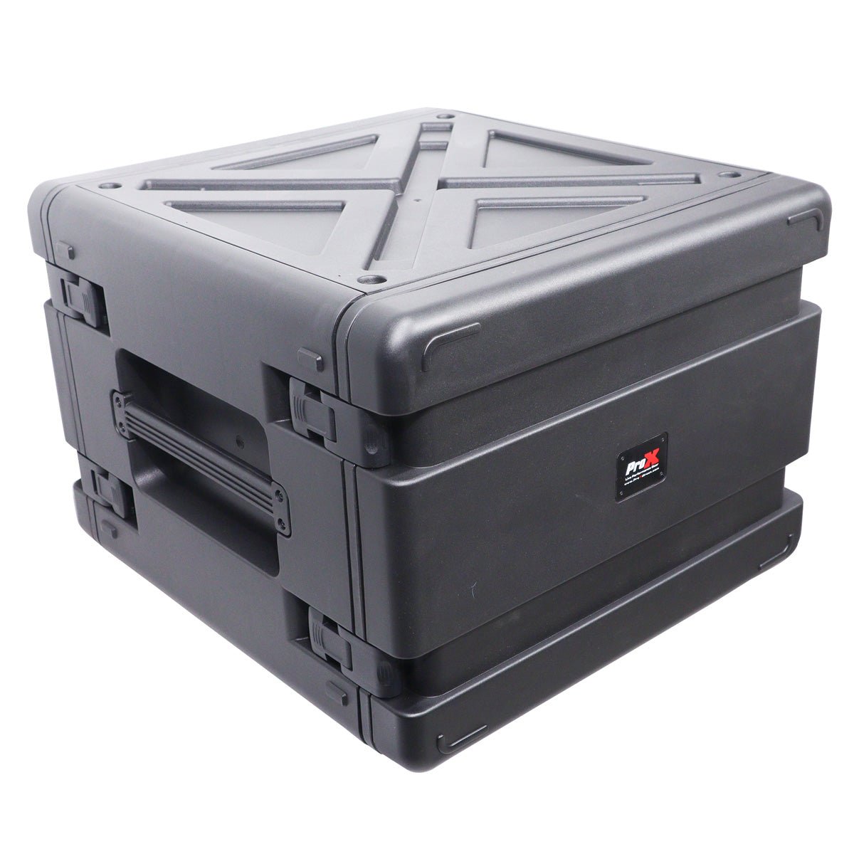 ProX XM-8U UltronX Watertight 8U Rack Space Molded Plastic Case - 18" Depth Front Rail to Rail