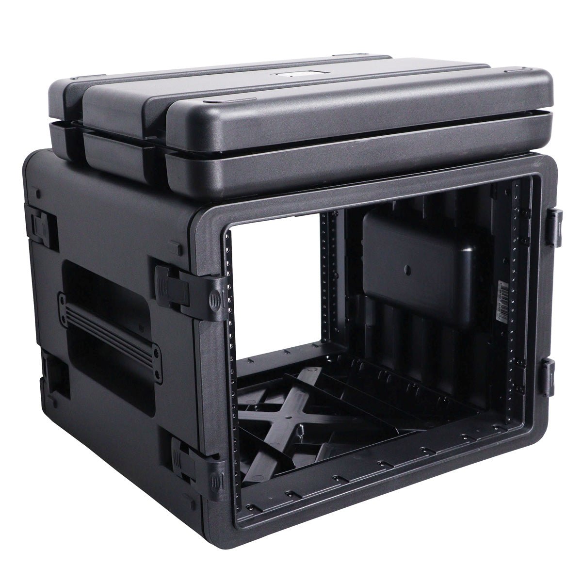ProX XM-8U UltronX Watertight 8U Rack Space Molded Plastic Case - 18" Depth Front Rail to Rail